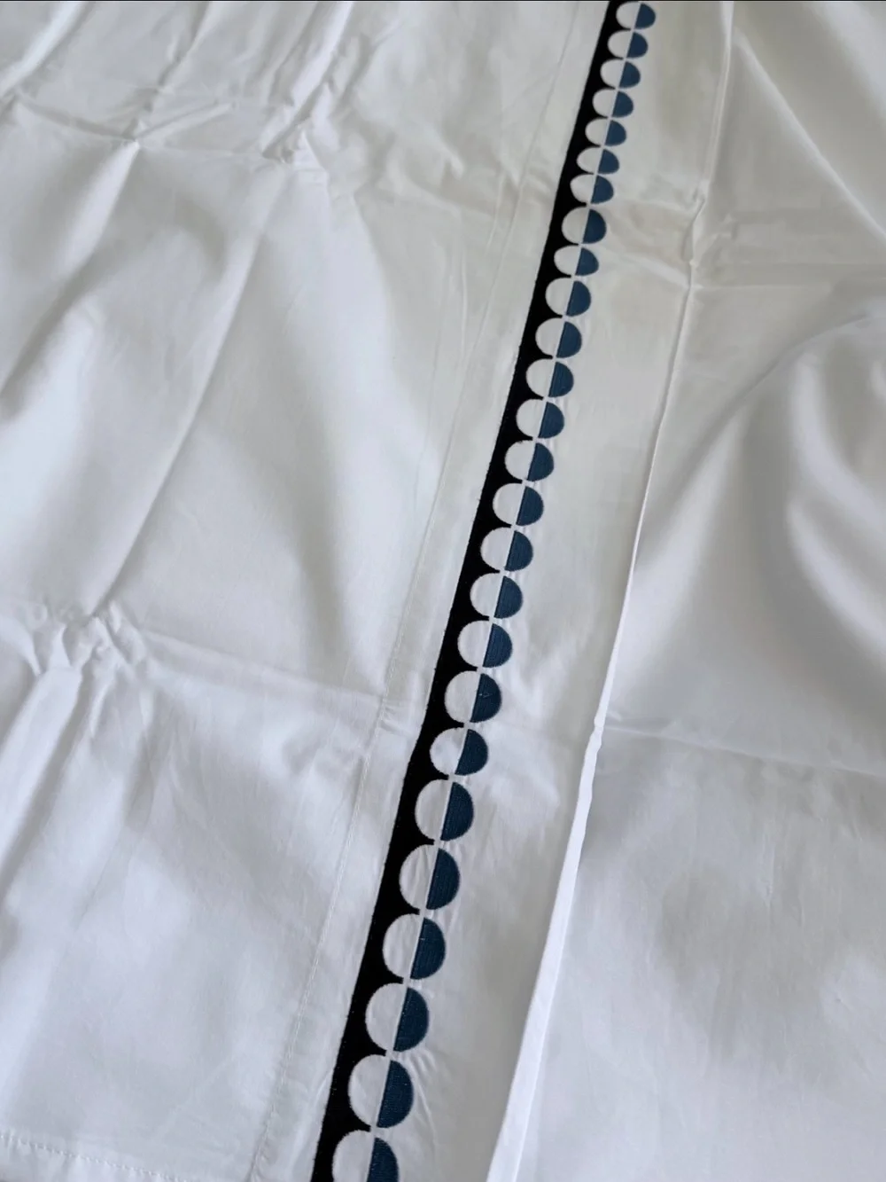 NIP RARE Serena and Lily Twin Blue Oceanside Cotton Sateen Sheet Set